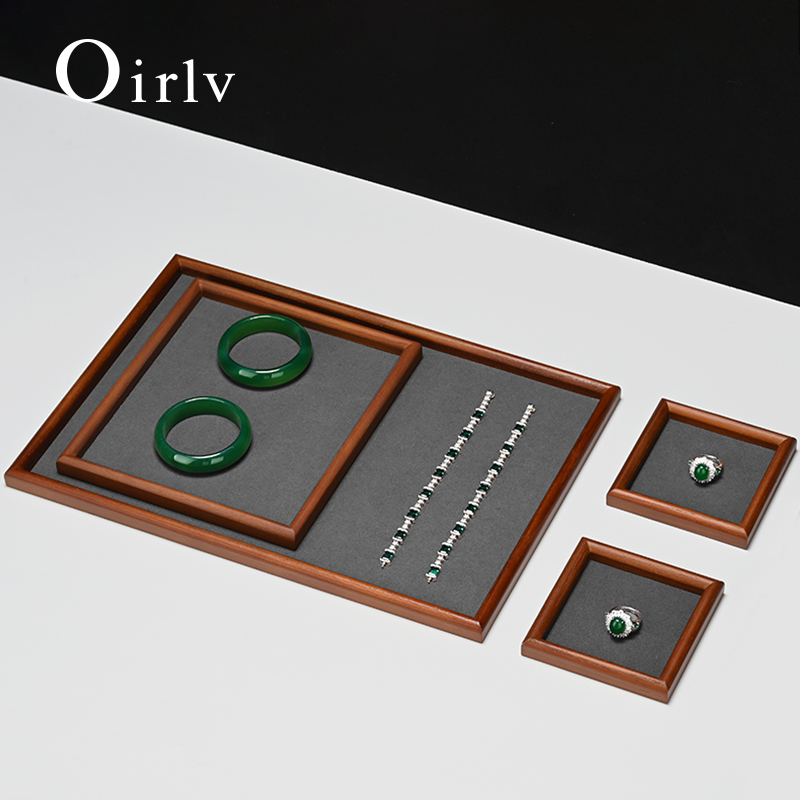 Wood Ring Blank - Oirlv Plateau à bijoux en bois