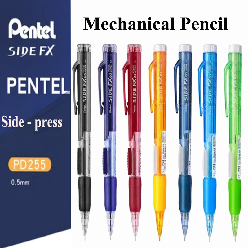 Pentel Pen Energel - Crayon mécanique Pentel à poussée latérale,