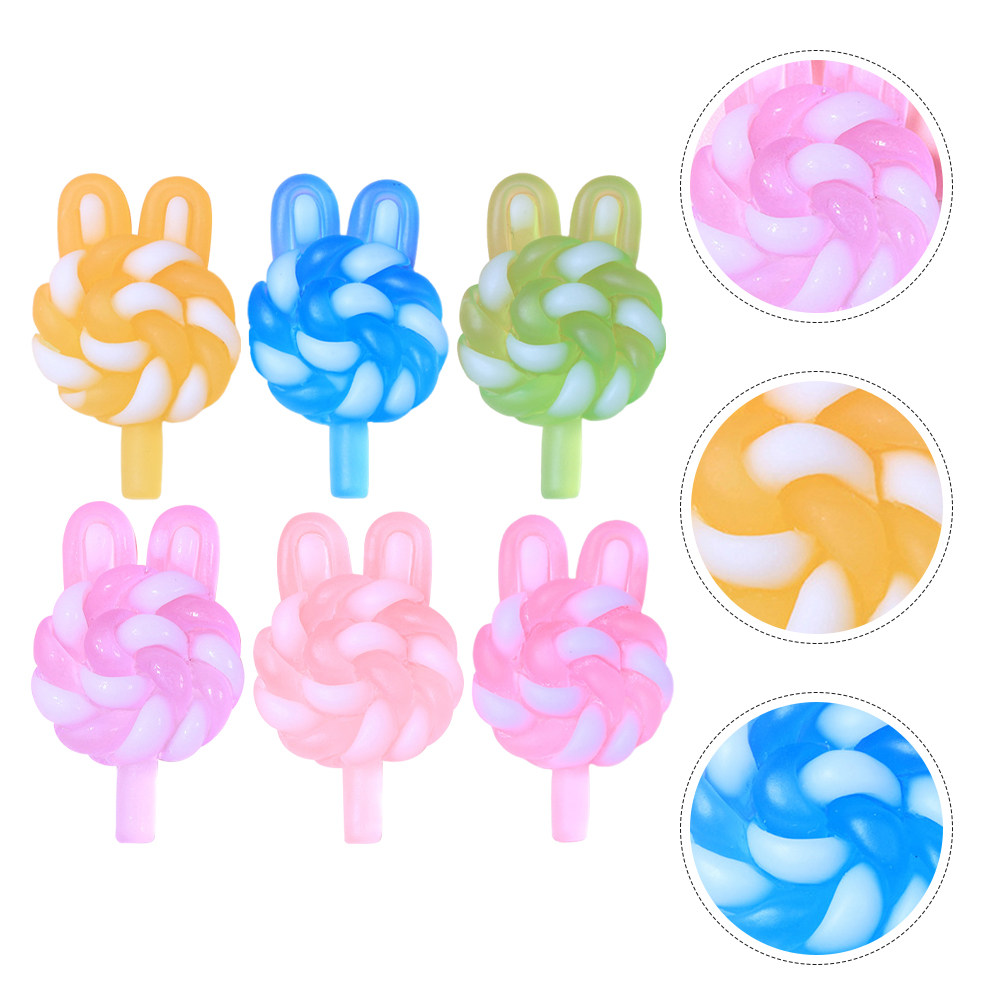 24 Breloques Sucettes Mignonne - Resin Craft Material avis et prix