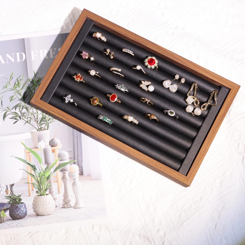 Plateau d'affichage de bijoux  - Wood Ring Blank avis et prix