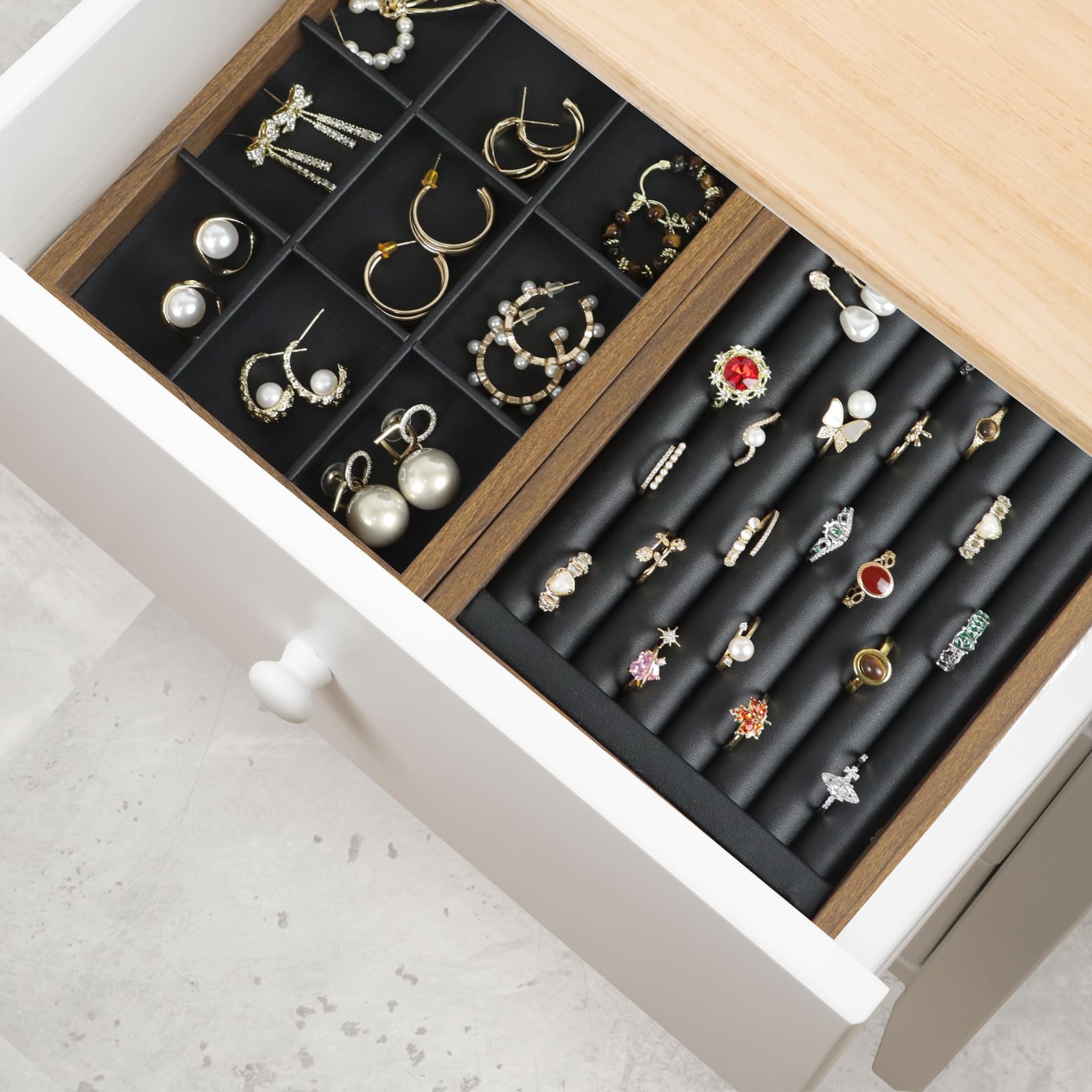 Plateau d'affichage de bijoux  - Wood Ring Blank avis et prix