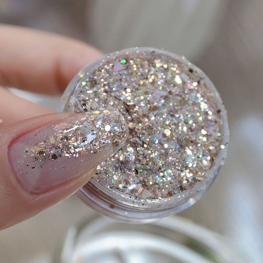 1/2 boîtes de paillettes holog - Gold Foil Flakes avis et prix