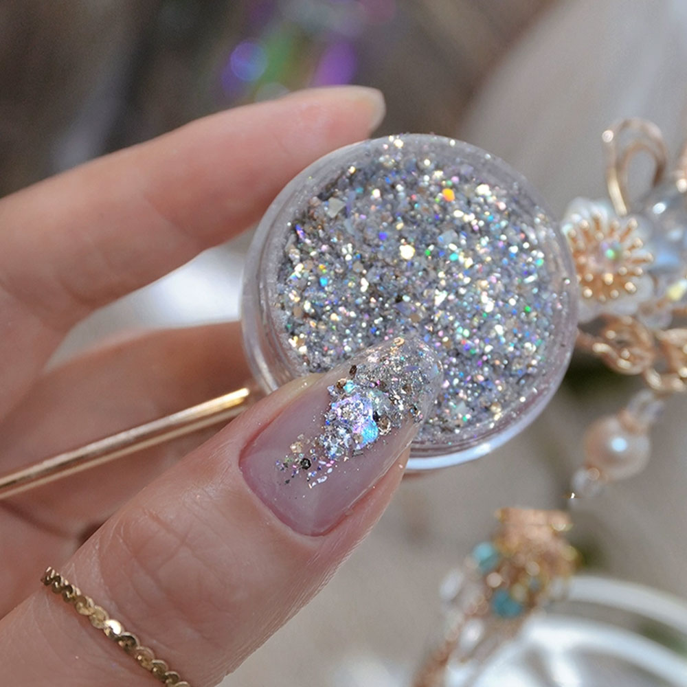 1/2 boîtes de paillettes holog - Gold Foil Flakes avis et prix