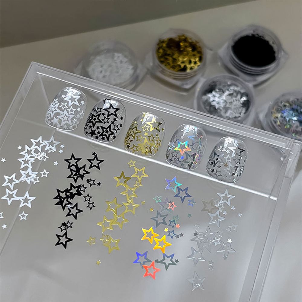 1 pot de paillettes pour ongle - Gold Foil Flakes avis et prix