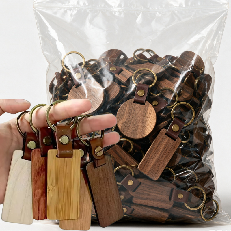 Porte-clés en bois vierge grav - Wood Ring Blank avis et prix