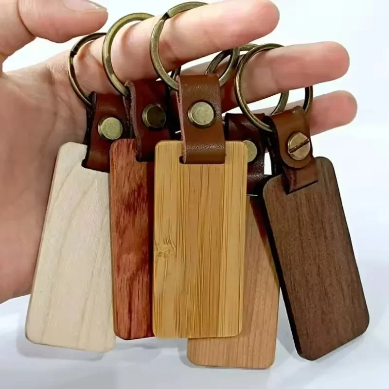 Porte-clés en bois vierge grav - Wood Ring Blank avis et prix
