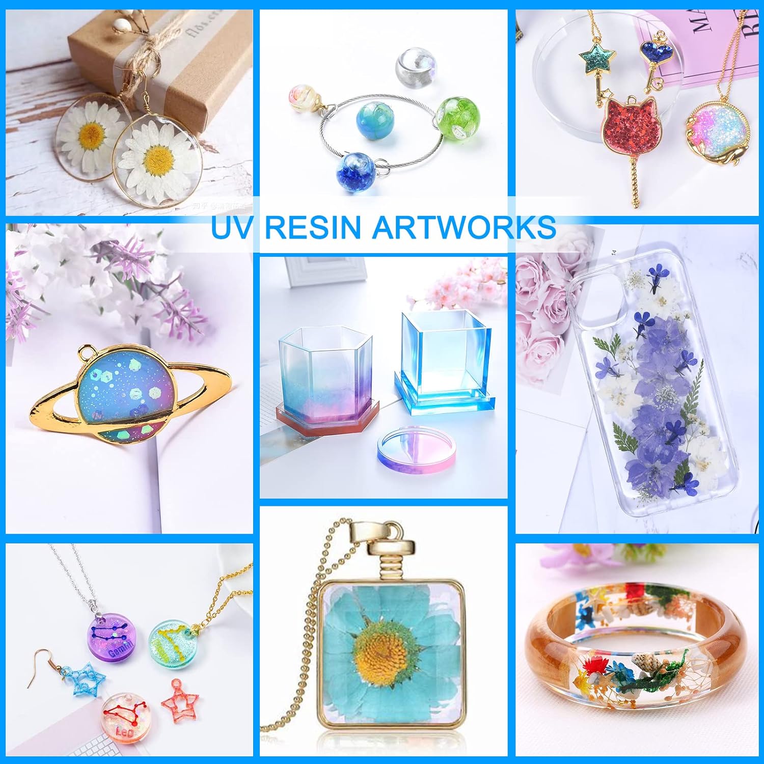 Résine UV transparente dure 25 - Resin Jewelry Kit avis et prix