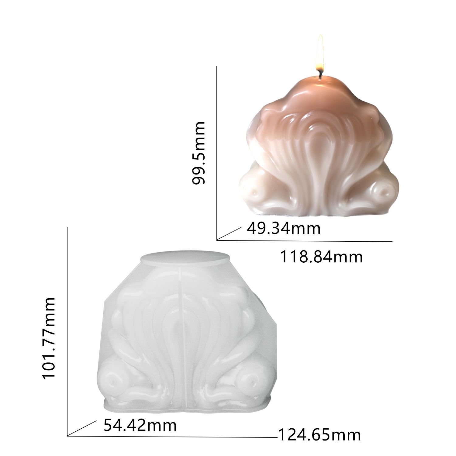 Moule en silicone Coquillage M - Resin Ocean Wave Mold avis et prix