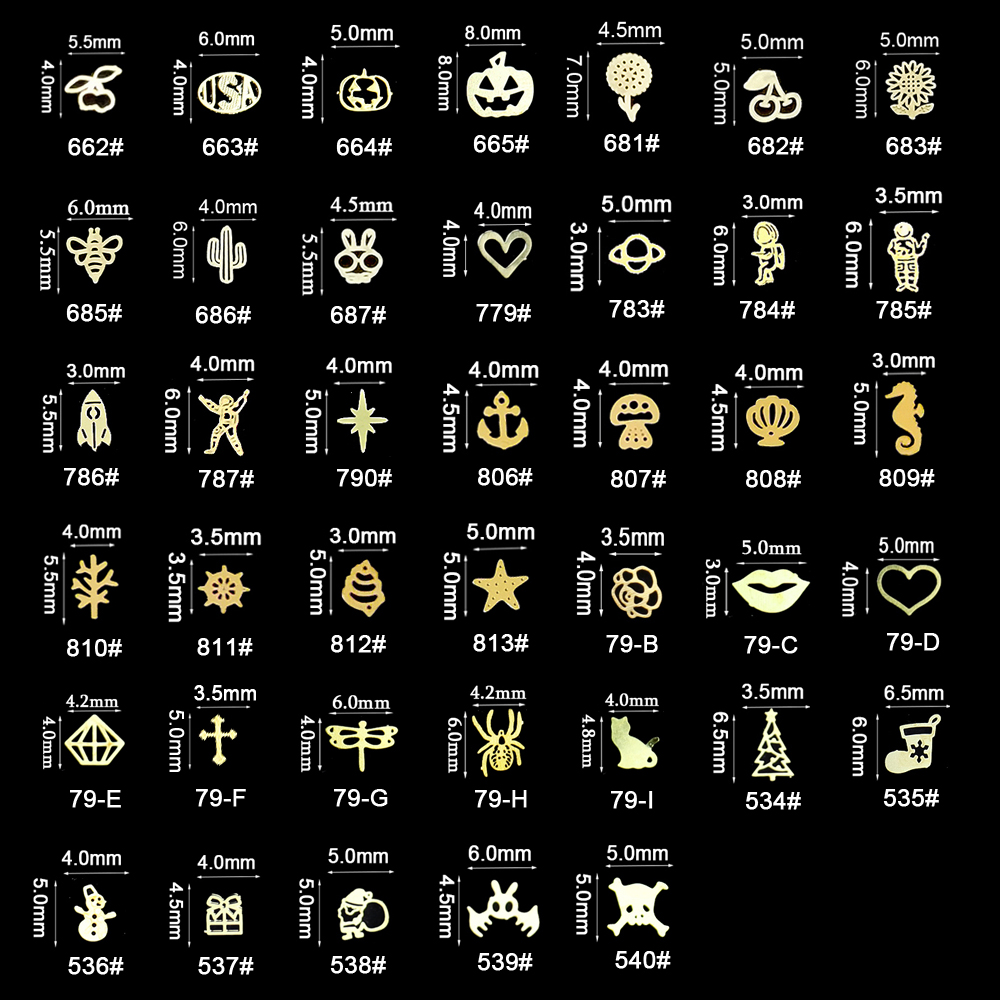 Autocollants métalliques pour  - Gold Foil Flakes avis et prix