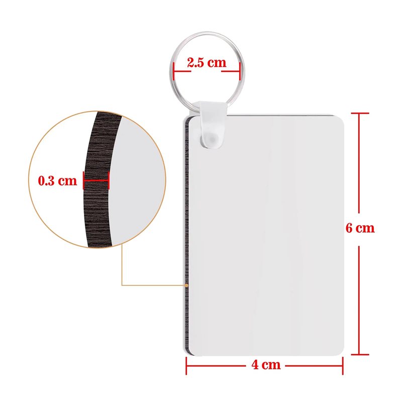 Lot de 240 porte-clés vierges  - Wood Ring Blank avis et prix