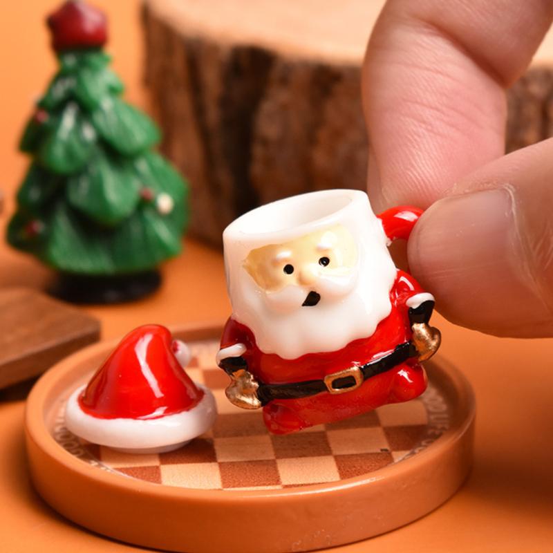 Mini tasse à thé de père noël, - Resin Crafts avis et prix