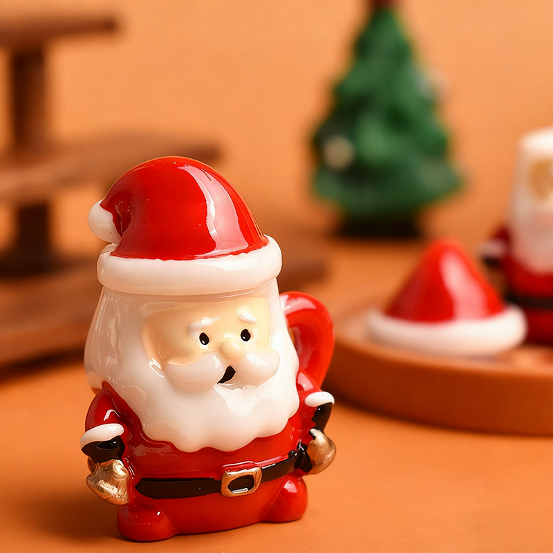 Mini tasse à thé de père noël, - Resin Crafts avis et prix