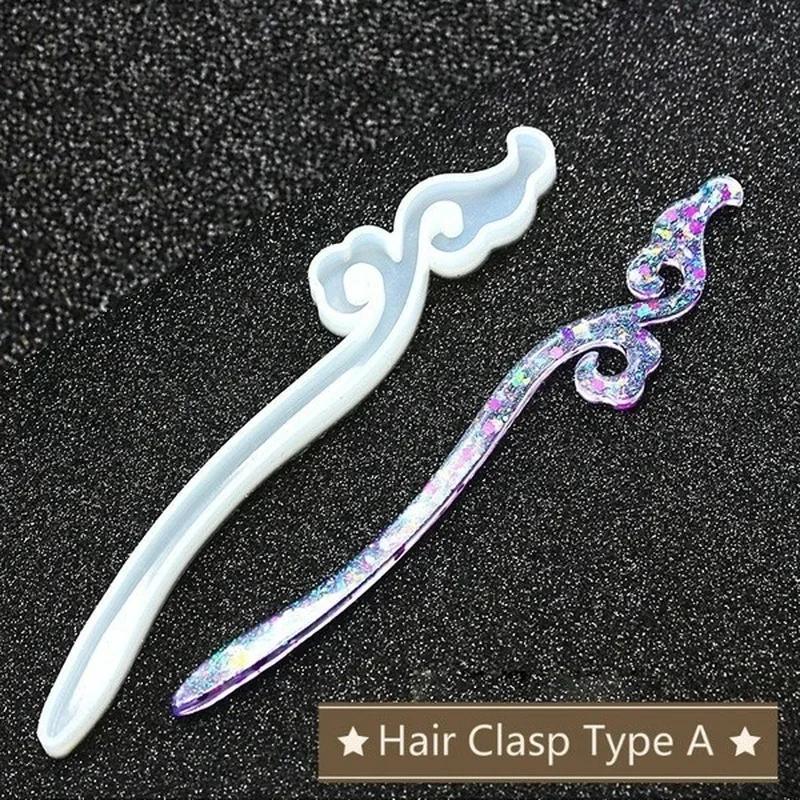 Épingle à cheveux transparente - Resin Craft Material avis et prix