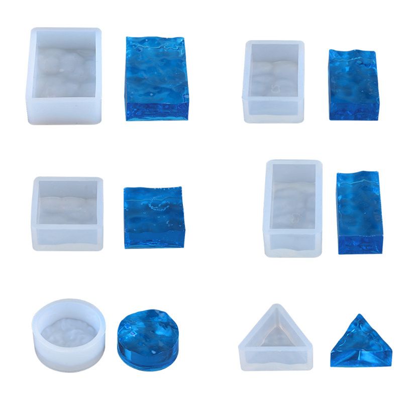 Kit de 4 moules en silicone po - Resin Ocean Wave Mold avis et prix